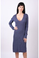 Dress Jjxx Jxjoana V-Neck Knit Night Shadow Blue